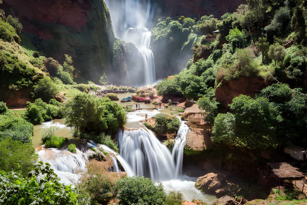 waterfall marrakech, cascadas de ouzoud desde marrakech